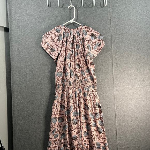 Destination 365 Short-Sleeve Midi Dress RoseFloral Petite X-Small - Picture 12 of 13